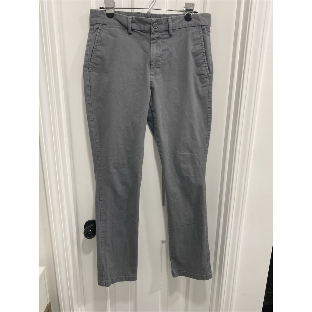 Mens Old Navy Straight Leg Chino Pants Size 30x32 Gray